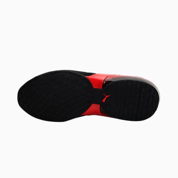 Suede Translucent Unisex Sneakers, Puma Black-High Risk Red, extralarge-IND