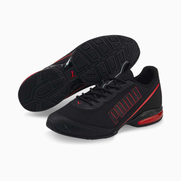 Zapatos para correr Cell Divide, Puma Black-High Risk Red, extralarge