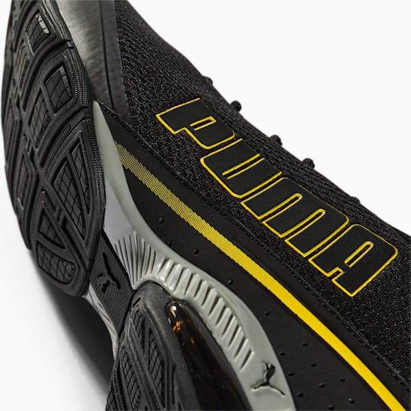 Cell Divide Men's Running Shoes, Puma Black-Sun Stream