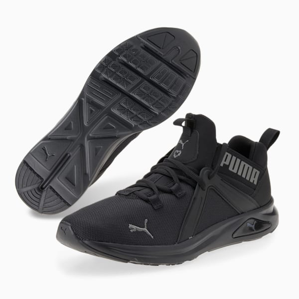 Better Enzo Men's Running Shoes, Puma Black-CASTLEROCK, extralarge-AUS