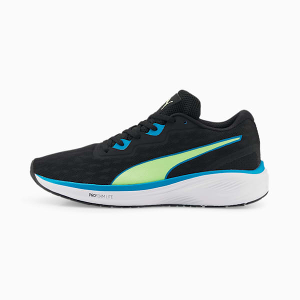 Aviator Profoam Sky Wildwash Unisex Running Shoes, Puma Black-Ocean Dive, extralarge-IND