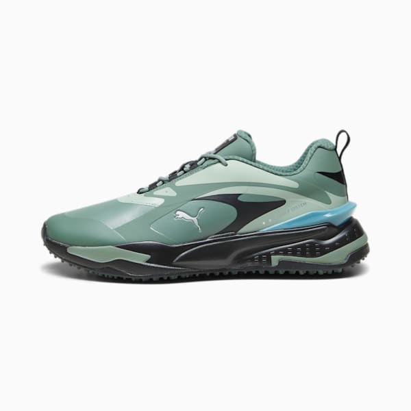 GS-Fast Golf Shoes, Eucalyptus-Green Fog-PUMA Black-Bold Blue, extralarge-GBR