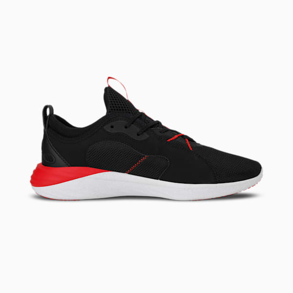 Better Foam Emerge one8 Running Shoes, Puma Black-High Risk Red, extralarge-IND