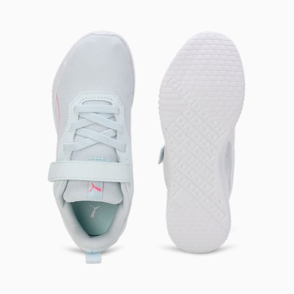 Flyer Flex Kids' Running Shoes, Dewdrop-PUMA White-Fast Pink, extralarge-IND
