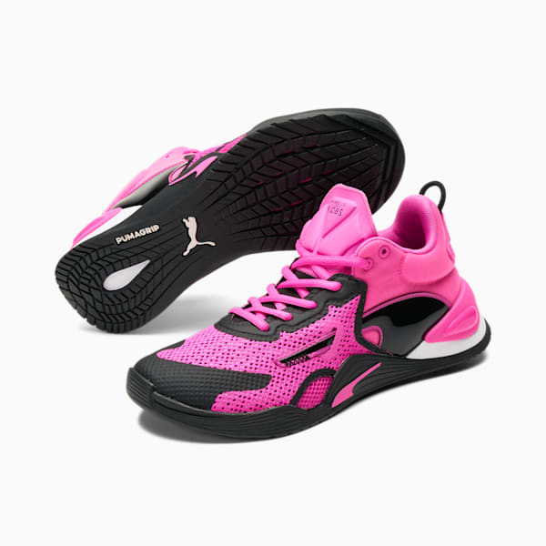 Zapatos de entrenamiento Fuse de PUMA x BARBELLS FOR BOOBS para mujer, Luminous Pink-Puma Black