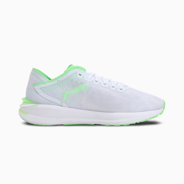 one8 Virat Kohli Electrify Nitro Turn Unisex Running Shoes, Puma White-Green Glare