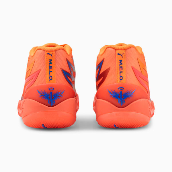 MB.02 Unisex Basketball Shoes, Fiery Coral-Ultra Orange, extralarge-IND