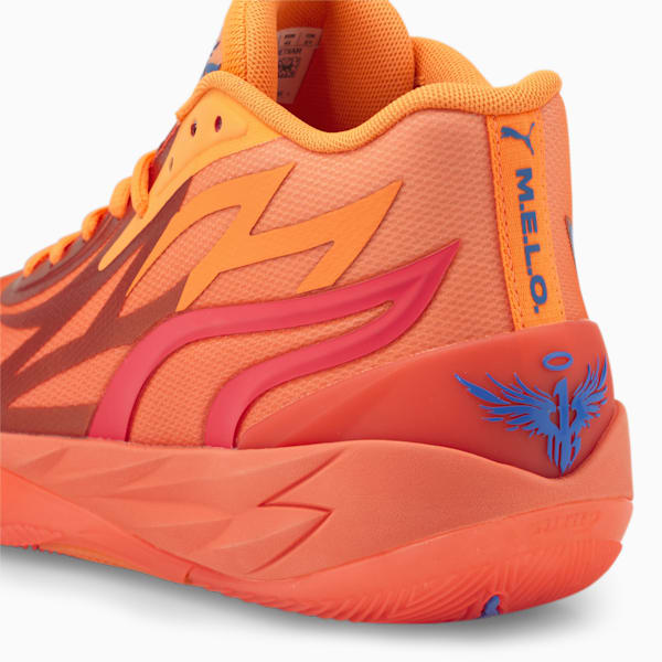 MB.02 Unisex Basketball Shoes, Fiery Coral-Ultra Orange, extralarge-AUS