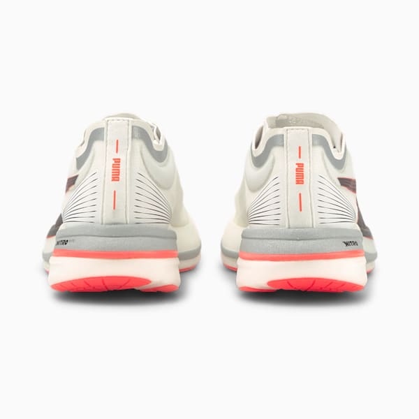 Tenis para correr para mujer Deviate Nitro Elite, Puma White-Lava Blast, extralarge