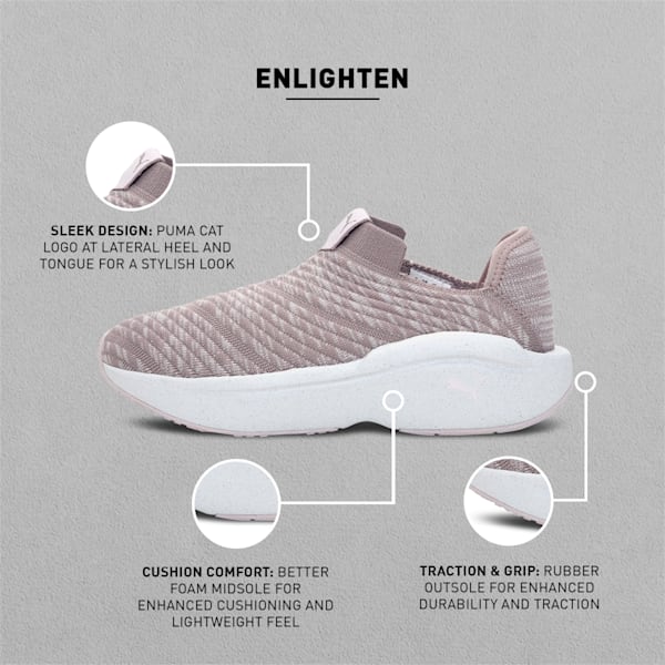 Enlighten Women's Training Shoes, Quail-Lavender Fog, extralarge-IND