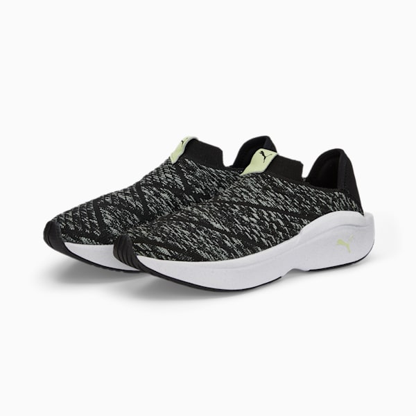 Enlighten Women's Training Shoes, Puma Black-Pistachio, extralarge