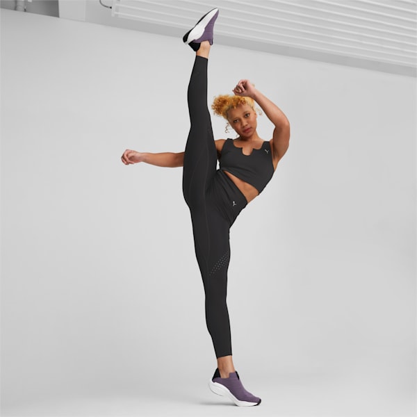 Enlighten Women's Training Shoes, Purple Charcoal-PUMA Black