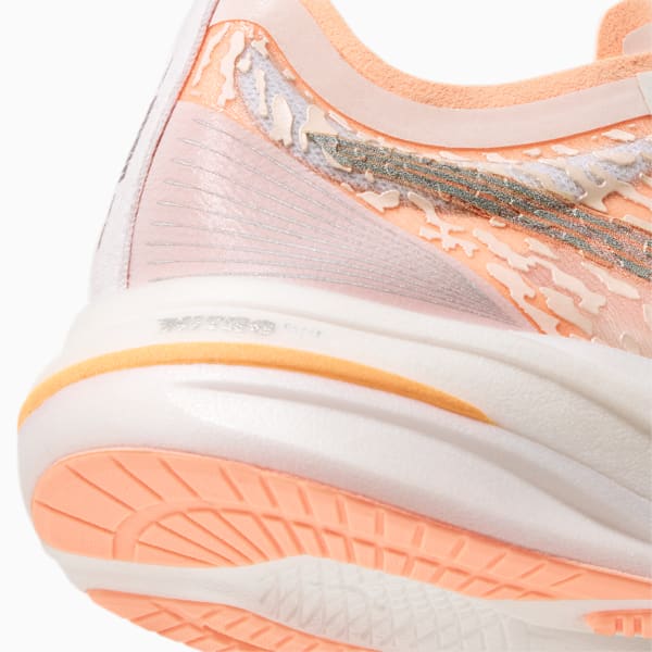 ウィメンズ ディヴィエイト ニトロ エリート レーサー ワイルド ランニングシューズ, Puma White-Fizzy Melon, extralarge-JPN