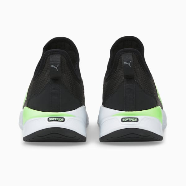 Softride Premier Slip-On Men's Running Shoes, Puma Black-Fizzy Lime, extralarge