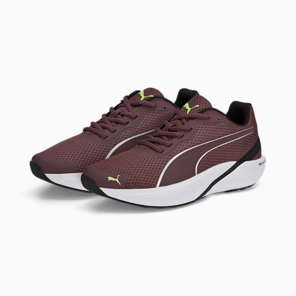 Feline ProFoam Women's Running Shoes, Dusty Plum-Fizzy Apple
