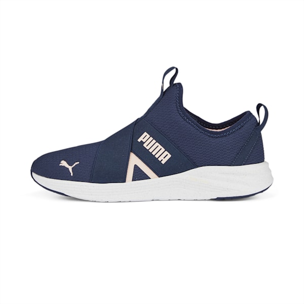 Better Foam Prowl Slip-On Women's Running Shoes, PUMA Navy-Rose Dust-PUMA White, extralarge-IND