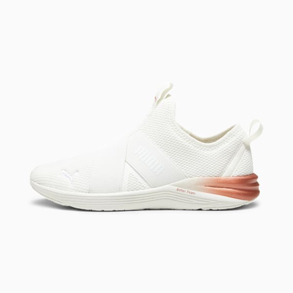 Better Foam Prowl Women's Slip-On Shoes, Warm White-PUMA Copper-PUMA White, extralarge