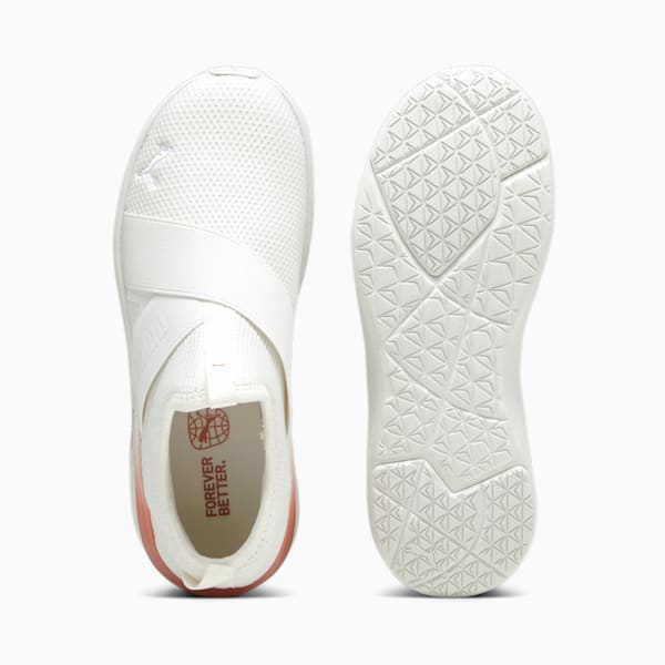 Better Foam Prowl Slip-On Women's Running Shoes, Warm White-PUMA Copper-PUMA White, extralarge-IND