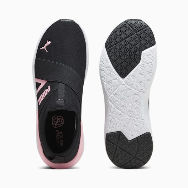 Better Foam Prowl Slip-On Women's Running Shoes, PUMA Black-Koral Ice-PUMA White, extralarge-IDN