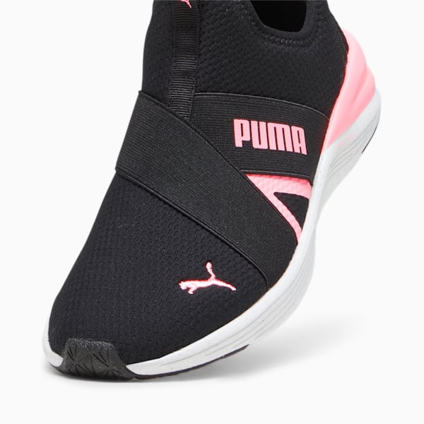 Better Foam Prowl Slip-On Women's Running Shoes, PUMA Black-Koral Ice-PUMA White, extralarge-IND