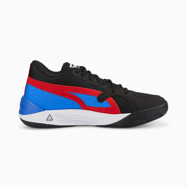 TRC Blaze Court Basketball Shoes, Bluemazing-High Risk Red