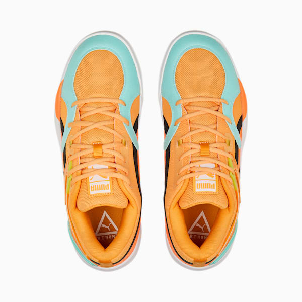 TRC Blaze Court Unisex Basketball Shoes, Clementine-Ultra Orange, extralarge-AUS