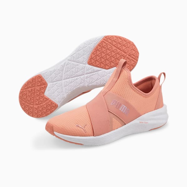 Better Foam Prowl Slip-On Women's Training Shoes, Rosette-Puma White, extralarge