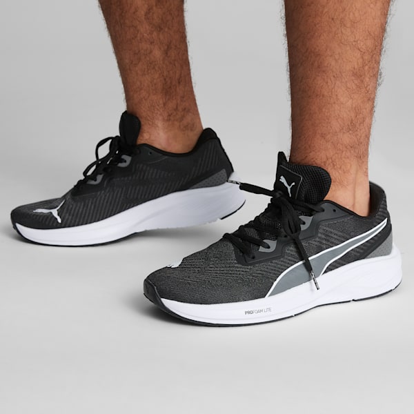 Tenis para correr Aviator ProFoam Sky, Puma Black-Puma White, extralarge