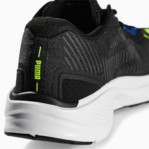 Aviator ProFoam Sky Running Shoes, Puma Black-Blazing Blue, extralarge