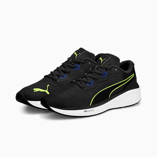 Aviator ProFoam Sky Running Shoes, Puma Black-Blazing Blue, extralarge