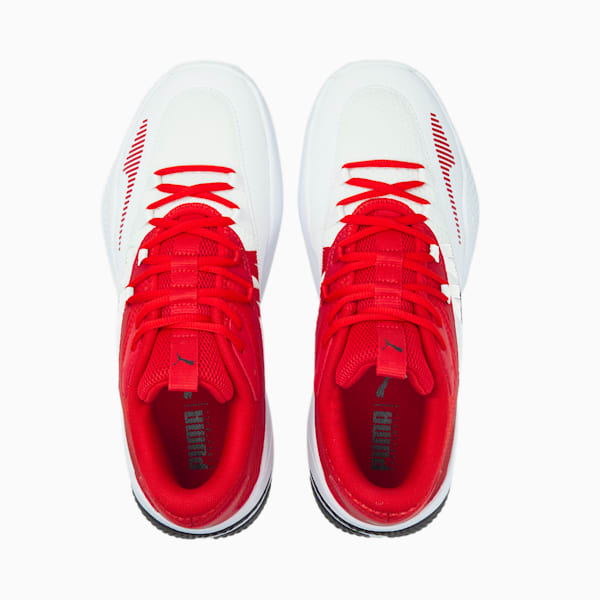Court Rider 2.0 Basketball Shoes, Puma White-High Risk Red