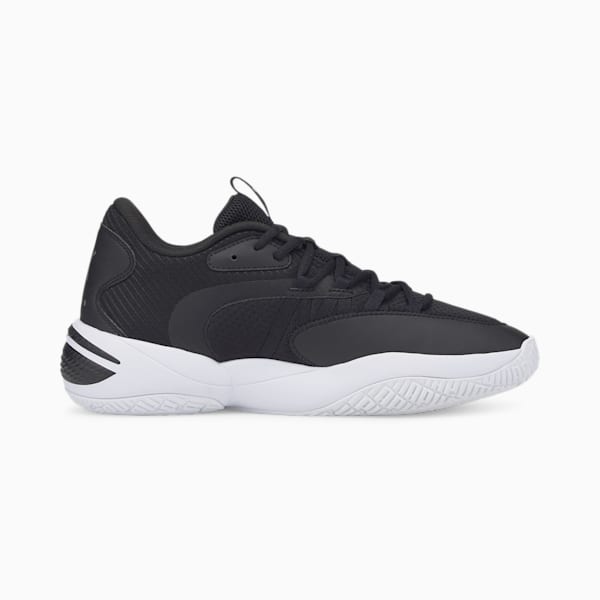 Court Rider 2.0 Basketball Shoes, Puma Black-Puma White, extralarge-IND