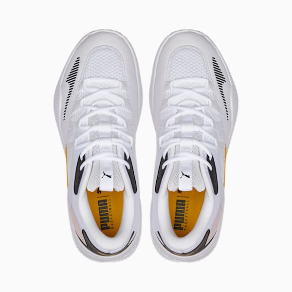 Court Rider 2.0 Basketball Shoes, Puma White-Spectra Yellow
