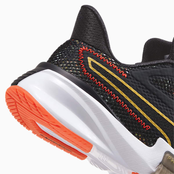 PWRFrame TR Frida Women's Training Shoes, Puma Black-Firelight-Metallic Gold