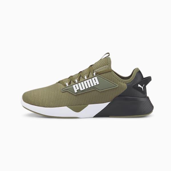 Retaliate 2 Men's Running Shoes, Dark Green Moss-Puma Black, extralarge