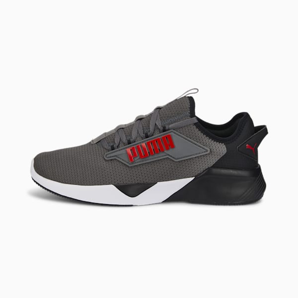 Tenis para correr Retaliate 2, CASTLEROCK-Puma Black-High Risk Red, extralarge