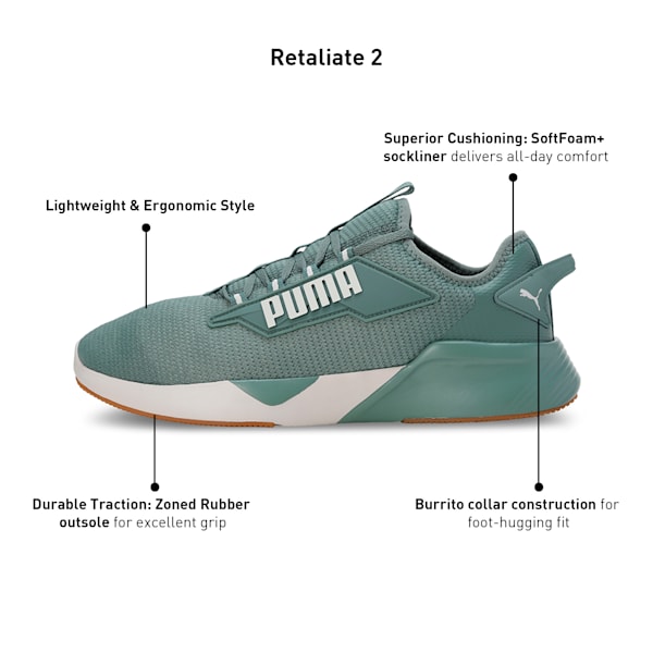 Resolve Street Spark Running Shoes, Eucalyptus-Alpine Snow, extralarge-IND