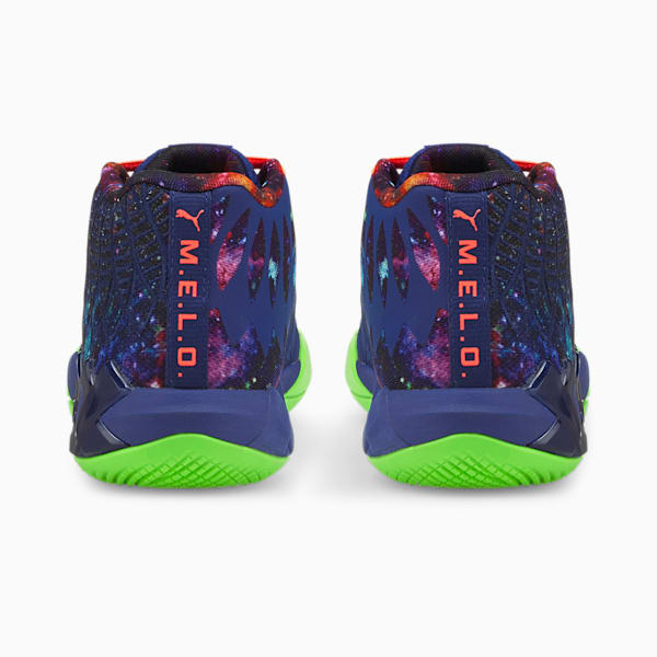 MB.01 Galaxy Basketball Shoes, Elektro Blue-Green Gecko, extralarge