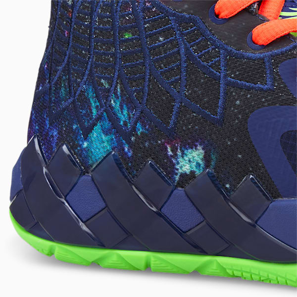 MB.01 Galaxy Basketball Shoes, Elektro Blue-Green Gecko, extralarge