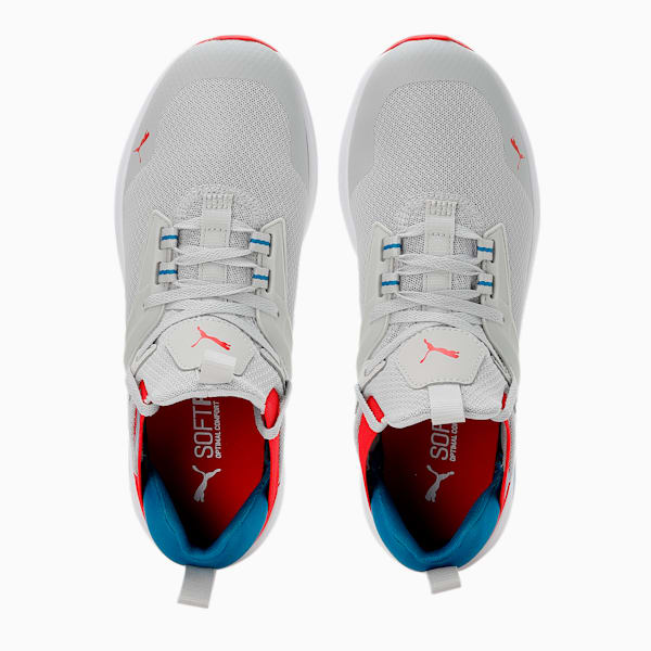 Enzo 2 Refresh Unisex Running Shoes, Harbor Mist-High Risk Red, extralarge-IND