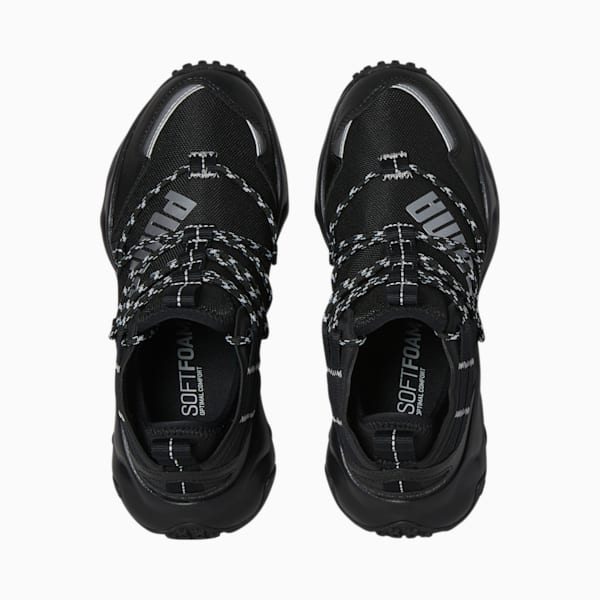 Ember Demi Trail Women's Hiking Shoes, Puma Black-Metallic Silver