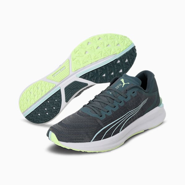 Electrify Nitro Turn Men's Running Shoes, Dark Slate-Nitro Blue-Fizzy Light