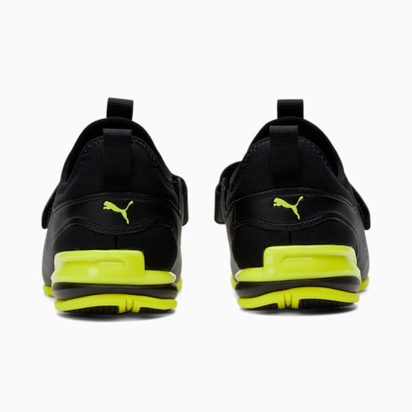 Axelion Slip-on Little Kids' Shoes, Puma Black-Yellow Alert, extralarge