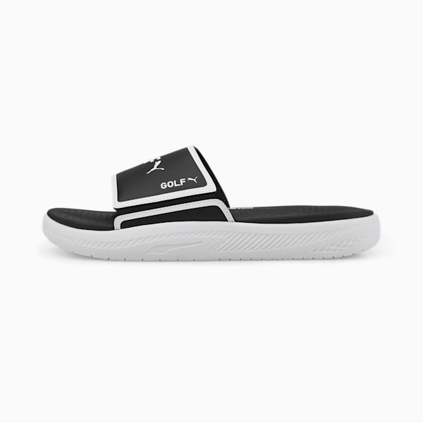 GS-Softride Golf Slides, Puma Black-Puma White, extralarge-GBR