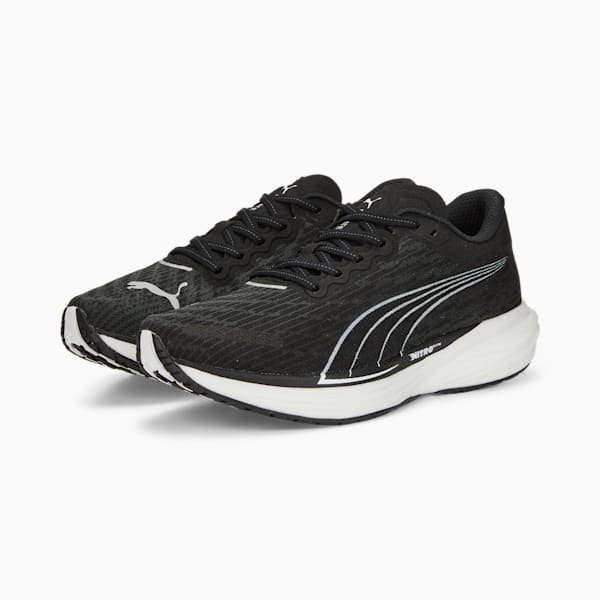 Deviate Nitro 2 Men's Running Shoes, Puma Black