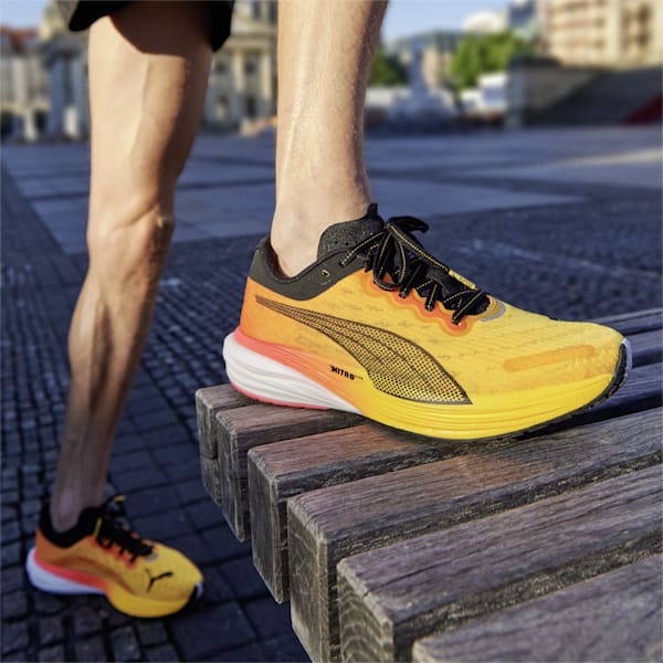 Deviate NITRO™ 2 Men's Running Shoes, Sunset Glow-Sun Stream-Puma Black, extralarge-AUS