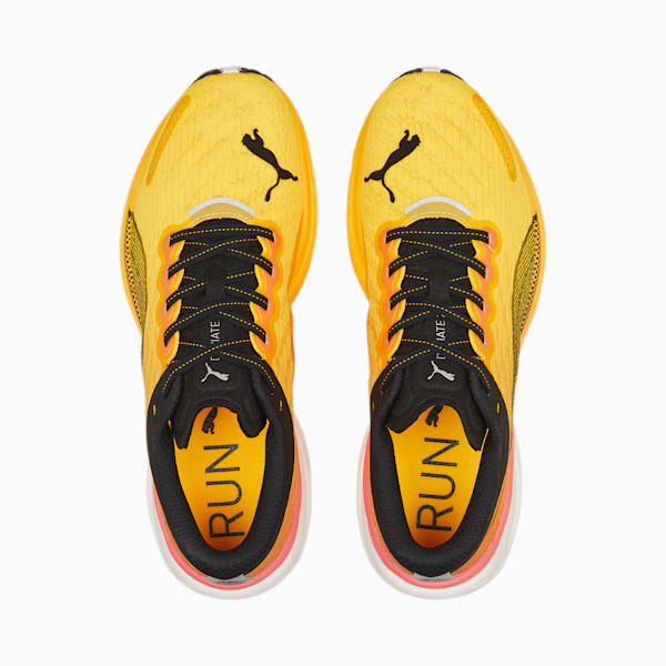 Deviate NITRO 2 Men's Running Shoes, Sunset Glow-Sun Stream-Puma Black