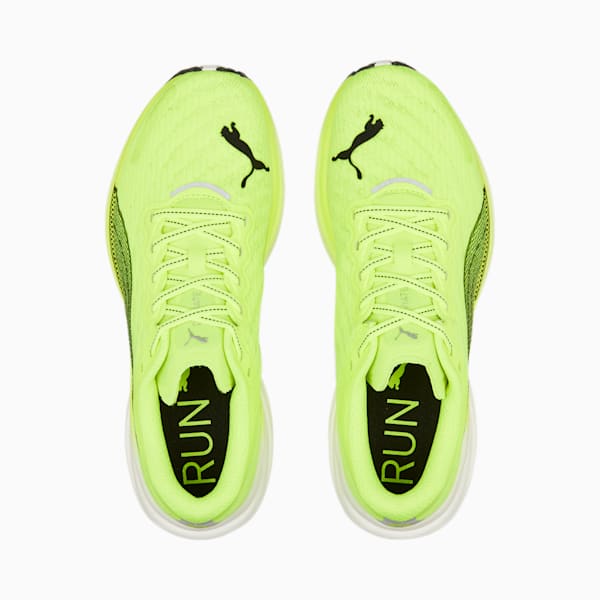 Deviate NITRO 2 Men's Running Shoes, Lime Squeeze-Puma Black