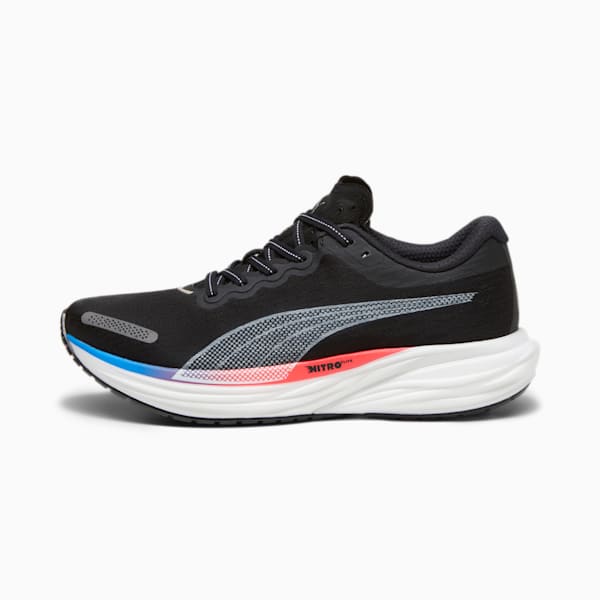 Deviate NITRO 2 Men's Running Shoes, Ultra Blue-Fire Orchid-PUMA Black, extralarge-IND