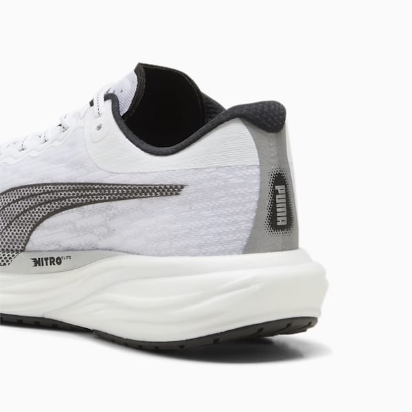 メンズ ディヴィエイト ニトロ 2 ランニングシューズ, PUMA White-PUMA Black-PUMA Silver, extralarge-JPN